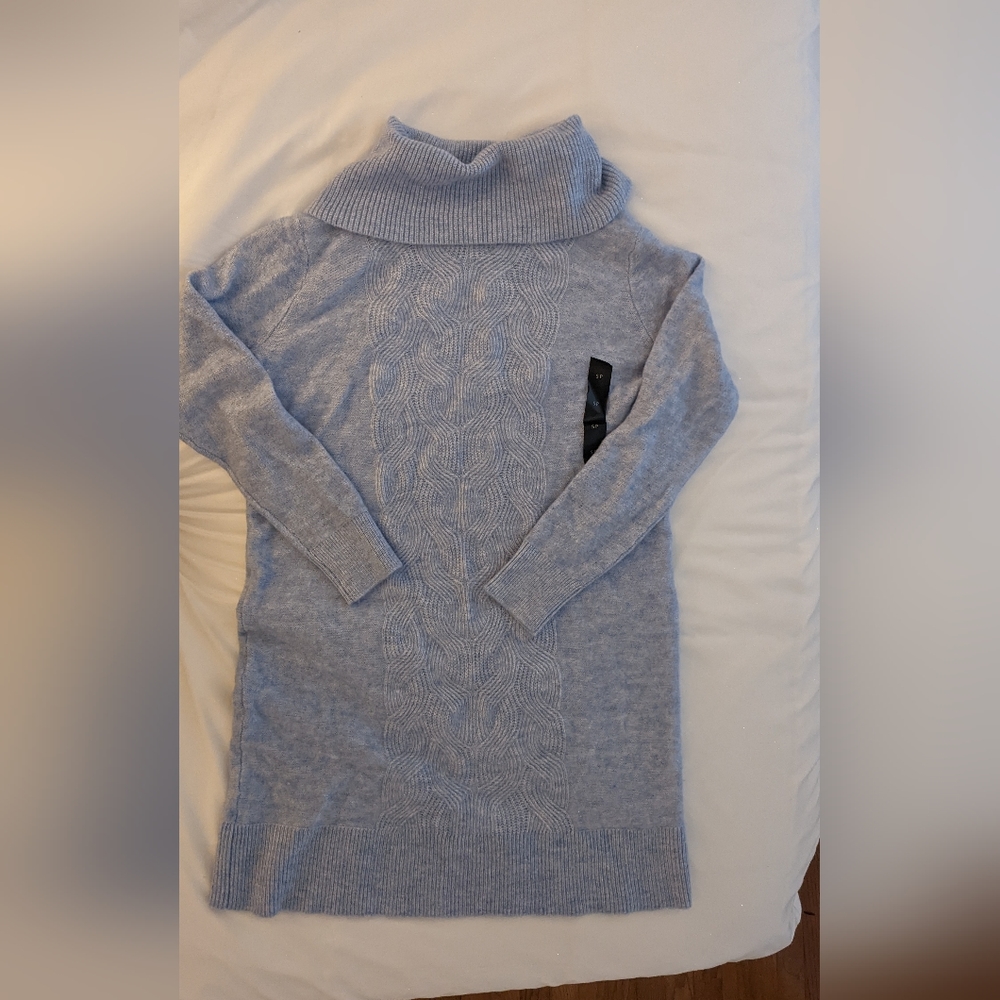 Banana Republic Blue Petite Sweaterdress